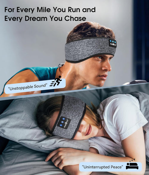 Experience Ultimate Comfort with MUSICOZY Bluetooth 5.4 Sleep Headphones - Wireless Headband for Music, Travel, and Workouts